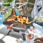 Sungmor Portable Cast Iron Charcoal Grill 12”