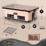 Large Charcoal Cooking Grill for Outdoor BBQs
