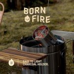 INGRILL 3-in-1 Stainless Steel Charcoal Smoker Grill