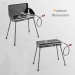 Giantex Portable Propane Grill for Outdoor Cooking