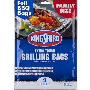 Kingsford Heavy Duty Aluminum Grill Bags - 4 Pack