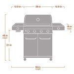 Monument 4-Burner Stainless Steel Propane Grill
