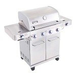 Monument 4-Burner Stainless Steel Propane Grill