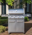 Monument 4-Burner Stainless Steel Propane Grill