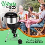 Portable Charcoal BBQ Grill for Outdoors and Camping