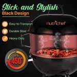 Portable Charcoal BBQ Grill for Outdoors and Camping