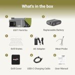 EXIT Fire'n'Go 20V Portable Pellet Grill & Smoker