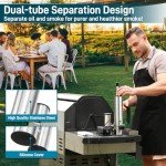 Cordless Electric Smoker with Air Pump and Smoke Tube