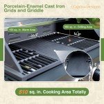 Captiva Designs 4-Burner Propane Gas BBQ Grill