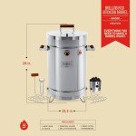 INGRILL 3-in-1 Portable Charcoal Grill & Smoker