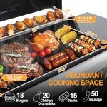 COOKIT 4-Burner Propane Gas Grill - 40,000 BTU