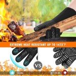 HAMITOR Heat Resistant BBQ Grill Gloves - 1472℉