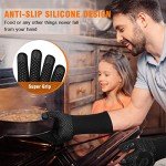 HAMITOR Heat Resistant BBQ Grill Gloves - 1472℉