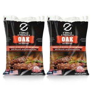 Z GRILLS 100% Natural Hardwood Oak BBQ Pellets 40lbs