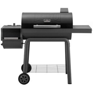 Feasto 30-Inch Charcoal Grill with Side Table