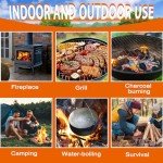 Natural Fire Starters for Grill & Campfire - 60 Pack