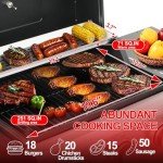 3-Burner Propane Gas Grill with Easy-Clean Features