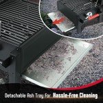 Feasto Portable Charcoal Grill for Camping & Picnics