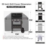 55 Inch Heavy Duty Waterproof BBQ Grill Cover