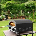 Mimiuo 25 Inch Portable Gas Pizza Oven