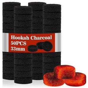 MAQIHAN 50PCS Quick Light Charcoal Briquettes