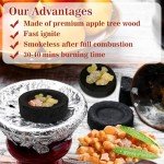 MAQIHAN 50PCS Quick Light Charcoal Briquettes