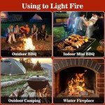 MAQIHAN 50PCS Quick Light Charcoal Briquettes