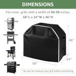 Heavy Duty 58" Waterproof BBQ Grill Cover