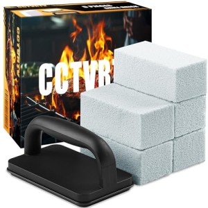 Heavy Duty Grill Cleaner Bricks with Handle- 5 Pack