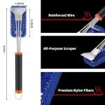 BBQ Grill Brush and Scraper with Nylon Bristles