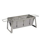 Fire Sense Stainless Steel Foldaway Charcoal Grill