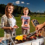 Fire Sense Stainless Steel Foldaway Charcoal Grill
