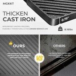 16.5-Inch Reversible Cast Iron Griddle Pan