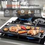 16.5-Inch Reversible Cast Iron Griddle Pan