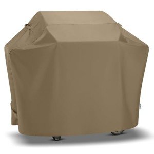 Heavy Duty 55 Inch BBQ Grill Cover - Taupe