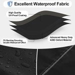 Heavy Duty Waterproof BBQ Grill Cover – Black