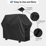 Heavy Duty Waterproof BBQ Grill Cover – Black