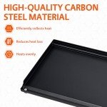 LotFun 32" Carbon Steel Outdoor Cooking Griddle