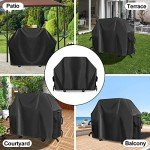 Heavy Duty Waterproof BBQ Grill Cover – Black