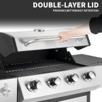 Kendane 4-Burner Propane Gas BBQ Grill