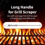 Sage Owl 21.5’’ Bristle-Free BBQ Grill Scraper