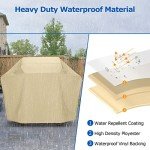 58-Inch Heavy Duty BBQ Grill Cover - Waterproof Protection