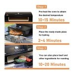 Portable Propane Gas Pizza Oven for Grills