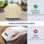 58-Inch Heavy Duty BBQ Grill Cover - Waterproof Protection