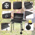 Kendane Large Charcoal Grill with Shelves