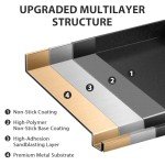 Utheer 17” Nonstick Griddle for Gas & Charcoal Grills