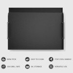 Utheer 17” Nonstick Griddle for Gas & Charcoal Grills