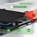 NutriChef 18-Inch Cast Iron Reversible Grill Plate