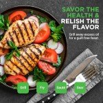 NutriChef 18-Inch Cast Iron Reversible Grill Plate
