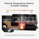 Blatomic LCD Wood Pellet Smoker Grill with Probe